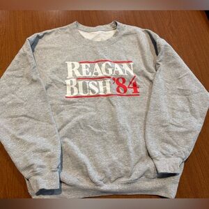 Gray Reagan Bush '84 Men's Sweater